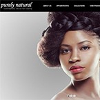 Client: Purely Natural Hair - Hair Salon